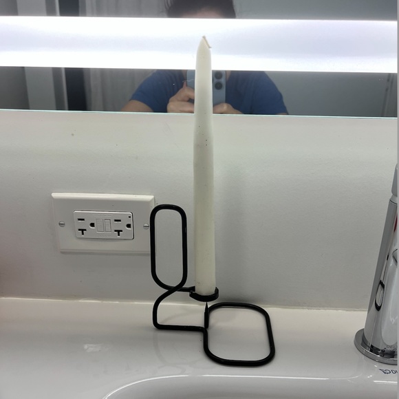 Hay Lup Table - Black - Triangle - Candle Holder - Picture 5 of 7